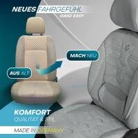 Sitzbezüge für Peugeot 508 2 ab 2018 (Grau) ATHN301 | Mit ABE