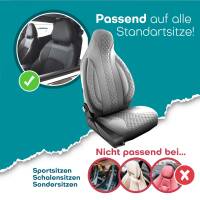 Pilot Sitzbezüge für Renault Kadjar ab 2015-2021 (Grau) ZARA409 | Mit ABE