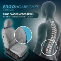 Sitzbezüge für Honda Accord 7 ab 2002-2008 (Grau) ATHN301 | Mit ABE