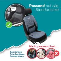 Sitzbezüge für Peugeot 407 ab 2004-2011 (Schwarz-Blau) ATHN306 | Mit ABE