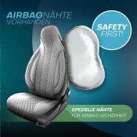 Pilot Sitzbezüge für Toyota RAV4 4. ab 2013-2019 (Grau) ZARA409 | Mit ABE