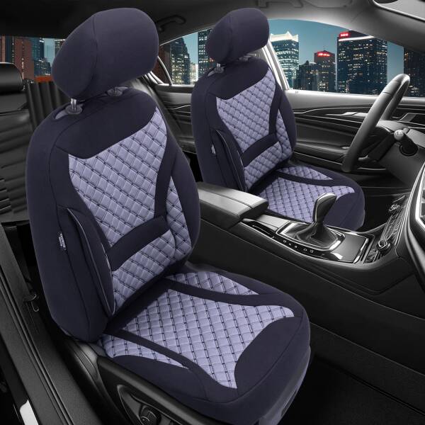 Sitzbezüge für Lexus CT 200h ab 2010 (Schwarz-Grau) HEPH1