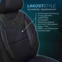 Sitzbezüge für Chevrolet Cruze J300 ab 2008-2016 (Schwarz) DION102