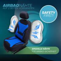 Sitzbezüge für Dacia Sandero 2 ab 2012-2020 (Schwarz-Blau) HEPH6