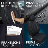 Sitzbezüge für Ford Mondeo 5 ab 2014 (Schwarz) DION102 | Mit ABE