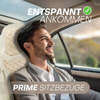 Sitzbezüge für BMW 3er E90 & E91 ab 2005-2013 (Beige) MERT1 | Mit ABE