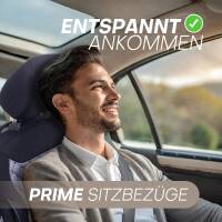 Sitzbezüge für Volvo S60 V60 2.Gen. ab 2010-2018 (Schwarz-Grau) HEPH1