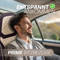 Sitzbezüge für Nissan X-Trail T32 ab 2014 (Braun- Beige) MERT2 | Mit ABE
