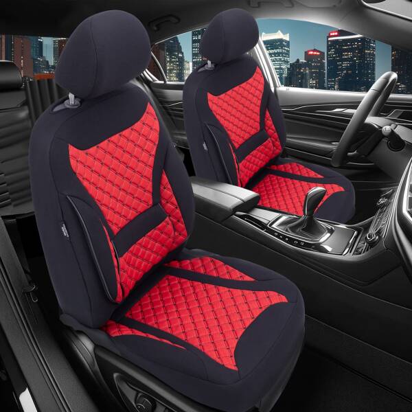 Sitzbezüge für Lexus GS 4 ab 2011-2018 (Schwarz-Rot) HEPH2