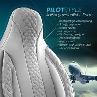 Pilot Sitzbezüge für Nissan Juke 1 ab 2010-2019 (Grau) ZARA409 | Mit ABE