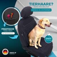 Sitzbezüge für Nissan NV200 / Evelia ab 2010-2019 (Schwarz) HEPH4 | Mit ABE