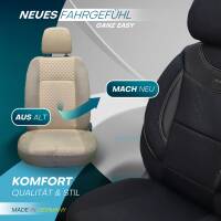 Sitzbezüge für Hyundai Ioniq 5 ab 2022 (Schwarz) DION102 | Mit ABE