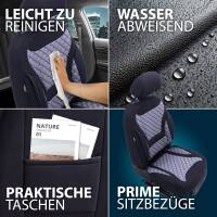 Sitzbezüge für Suzuki Grand Vitara ab 2005-2015 (Schwarz-Grau) HEPH1 | Mit ABE