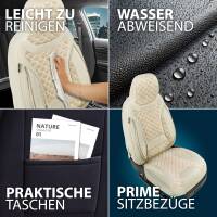 Sitzbezüge für Peugeot 208 2 ab 2019 (Beige) MERT1