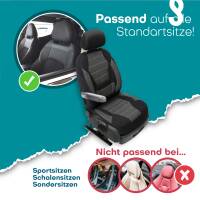 Sitzbezüge für Toyota Proace Verso Kasten 2 ab 2016 (Schwarz-Grau) HADE2K24 | Mit ABE