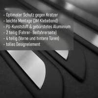 Einstiegsleisten Set 4x passend für Tesla Model X ab 2015 Schutzleisten Lackschutz