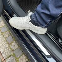 Einstiegsleisten Set 2x passend für Jeep Compass 1 ab 2007-2010 Schutzleisten Lackschutz