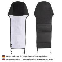 Schonbezug Organizer passend für Jeep Cherokee KL ab 2013 Schwarz