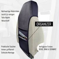 Schonbezug Organizer passend für Jeep Wrangler JL ab 2018 Schwarz