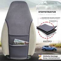 Schonbezug Organizer passend für Peugeot 307 ab 2001-2008 Grau