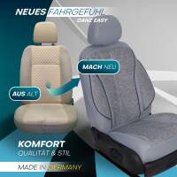 Prime Sitzbezüge für Honda CR-V 2 ab 2001-2006 (Grau) MT1 | Mit ABE