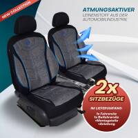 Prime Sitzbezüge für Audi E-Tron GT FW ab 2020 (Schwarz-Blau) MT3 | Mit ABE