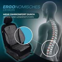 Prime Sitzbezüge für Infiniti QX70 ab 2009-2018 (Schwarz-Dunkelgrau) MT4