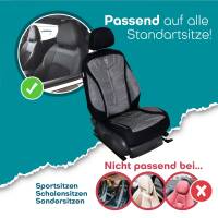 Prime Sitzbezüge für Mazda 2 II ab 2007-2015 (Schwarz-Weiß) MT5 | Mit ABE