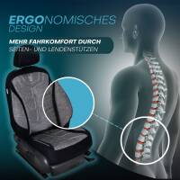 Prime Sitzbezüge für Mercedes B-Klasse W245 ab 2005-2011 (Schwarz-Weiß) MT5 | Mit ABE