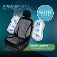 Prime Sitzbezüge für Renault Captur 2 ab 2019 (Schwarz-Weiß) MT5 | Mit ABE
