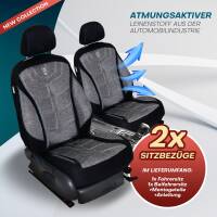 Prime Sitzbezüge für Lexus GS 3 ab 2005-2011 (Schwarz-Weiß) MT5 | Mit ABE