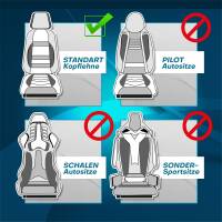 Prime Sitzbezüge für Toyota Verso S ab 2011-2015 (Schwarz-Weiß) MT5