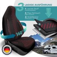 Pilot Wohnmobil Sitzbezüge für Parco Alkoven...