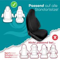 Pilot Wohnmobil Sitzbezüge für Sea View RV 2700 (Schwarz) WOHN403