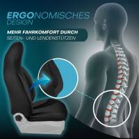 Pilot Wohnmobil Sitzbezüge für Vanguard  3500 (Schwarz) WOHN403