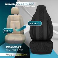 Pilot Wohnmobil Sitzbezüge für M&J Leisure Vantastic 600 (Schwarz) WOHN404