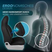 Pilot Wohnmobil Sitzbezüge für Ponseele V1400 (Schwarz) WOHN404