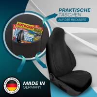 Pilot Wohnmobil Sitzbezüge für Tri-R Transport V25 (Schwarz) WOHN404