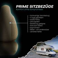 Pilot Wohnmobil Sitzbezüge für Airstream Classic Plus (Beige) WOHN405