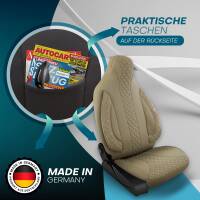 Pilot Wohnmobil Sitzbezüge für Starcraft RV Ar-One Max (Beige) WOHN405
