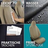 Pilot Wohnmobil Sitzbezüge für Tri-R Transport T20i (Beige) WOHN405