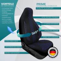 Pilot Wohnmobil Sitzbezüge für Carado Etrusco C 568 (Schwarz-Blau) WOHN406