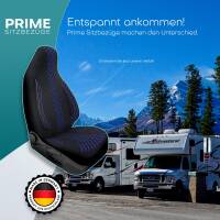 Pilot Wohnmobil Sitzbezüge für Morelo Life 45148 SL (Schwarz-Blau) WOHN406