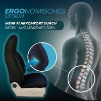 Pilot Wohnmobil Sitzbezüge für McLouis Glen 6000 (Schwarz-Blau) WOHN406