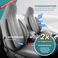 Pilot Wohnmobil Sitzbezüge für Dethleffs Junior III 600 (Grau) WOHN409
