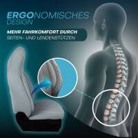 Pilot Wohnmobil Sitzbezüge für Pacific Coachworks Aspire (Grau) WOHN409