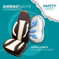 Pilot Wohnmobil Sitzbezüge für Joint 540 Selection XL (Braun-Beige) WOHN411