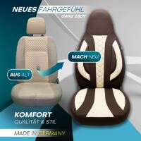 Pilot Wohnmobil Sitzbezüge für SEA Nevis 540 (Braun-Beige) WOHN411