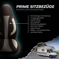 Pilot Wohnmobil Sitzbezüge für SEA Sloop 6 (Braun-Beige) WOHN411