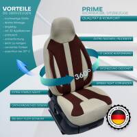Pilot Wohnmobil Sitzbezüge für Globecar Camper Van (Beige-Braun) WOHN413